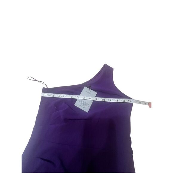 Mushare Purple Maxi One shoulder Dress Sz S NWT - Picture 5 of 7